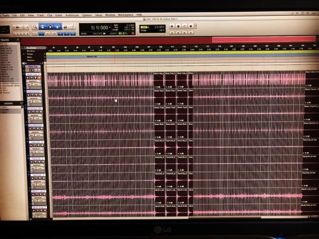 it's a dirty job, but someone has to do it #drumsediting #avidprotools #thegrideurope #feardisease